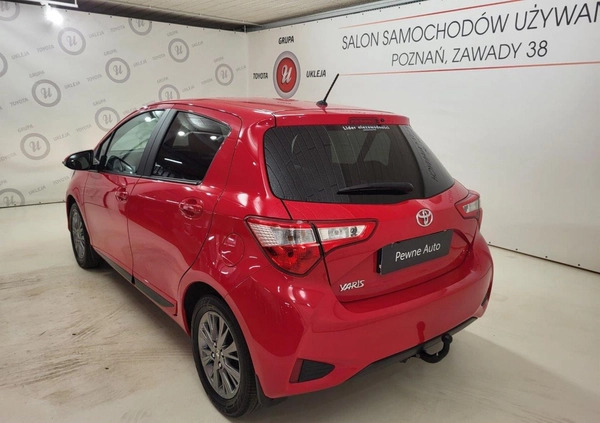 Toyota Yaris cena 54900 przebieg: 44500, rok produkcji 2017 z Pelplin małe 172